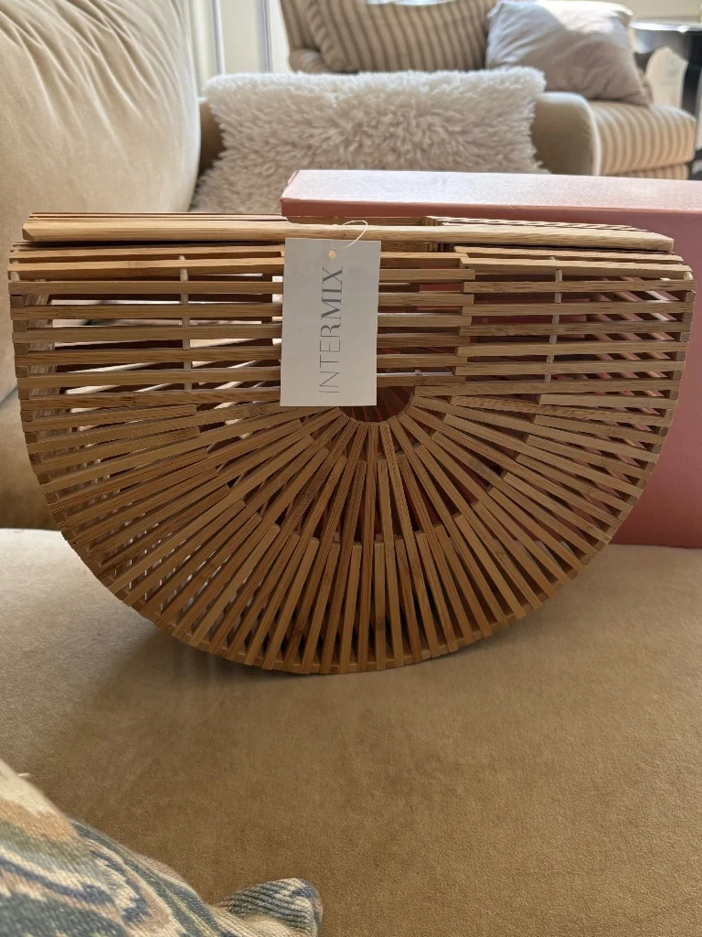Cult Gaia Ark Tote Bag NWT Natural